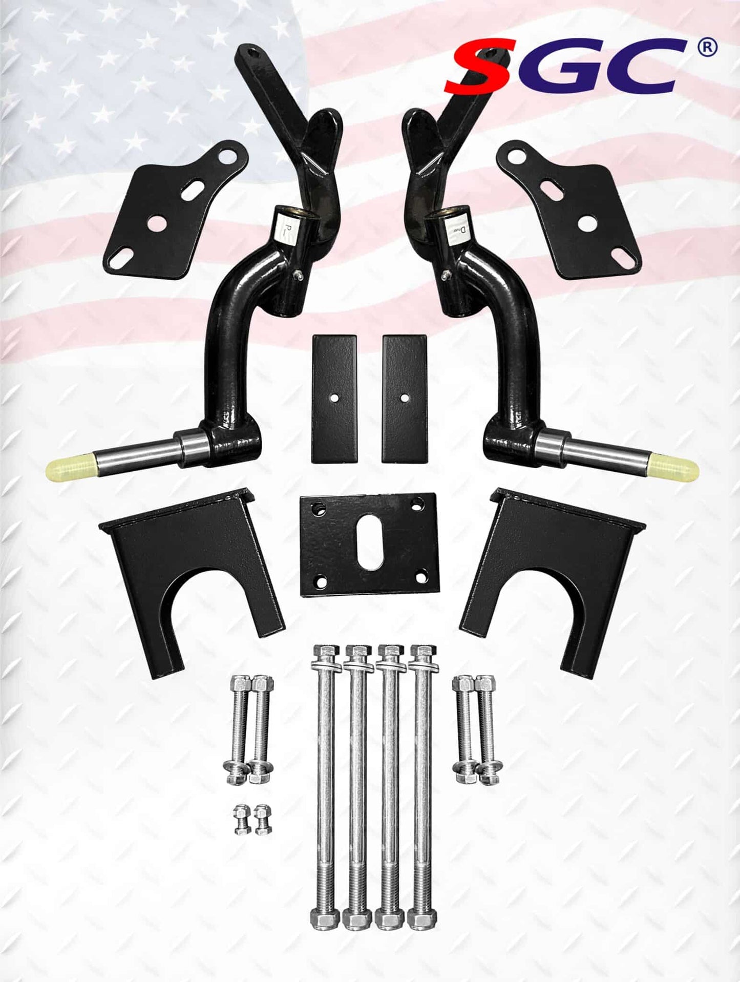 LKDS20 – SGC Lift Kit – 6″ Spindle Lift Kit for Club Car DS (2004.5-up)
