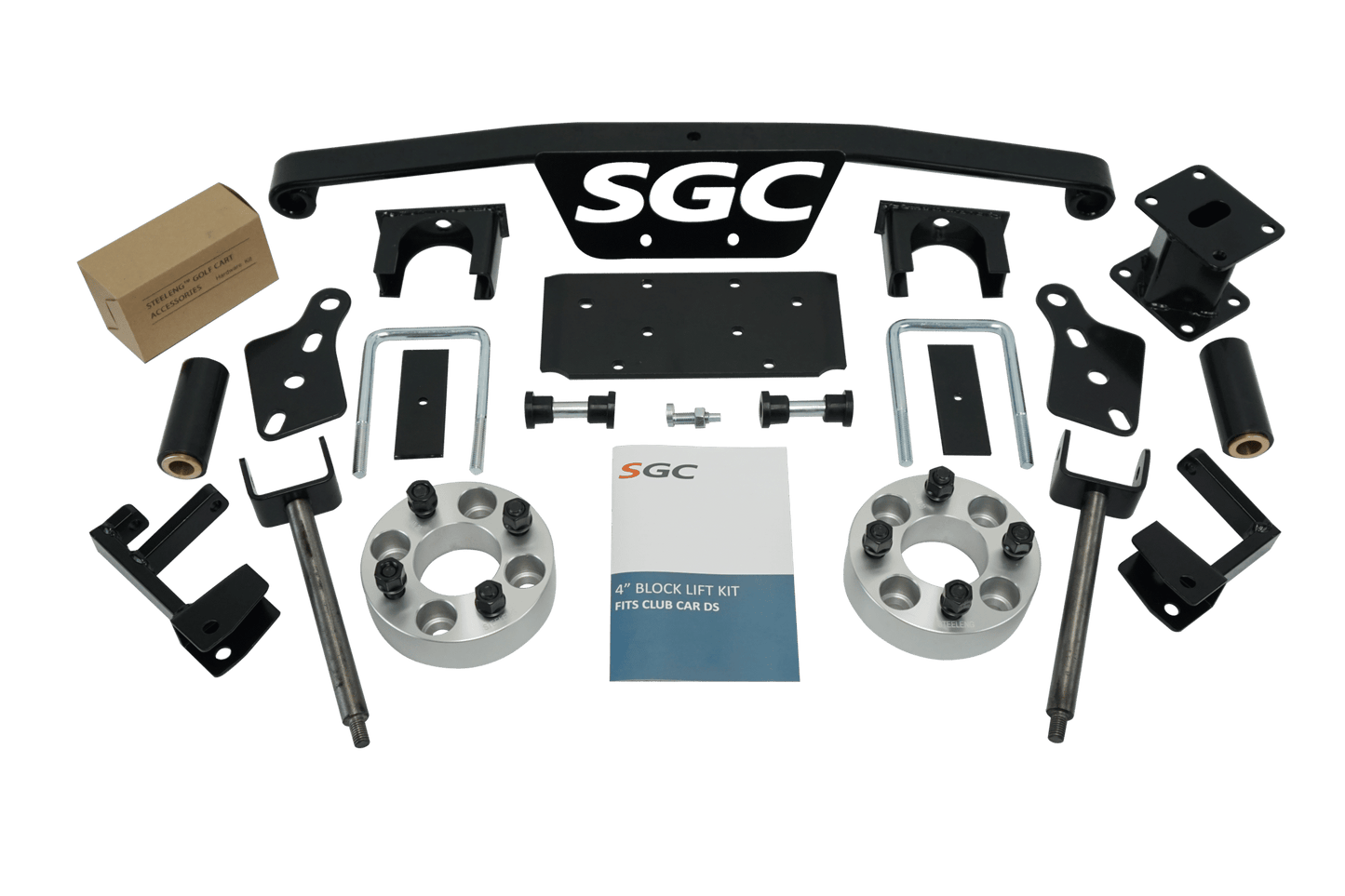 LKDS03 – SGC Lift Kit – 4″ Block (Spindle Extension) for Club Car DS (1993-2010)