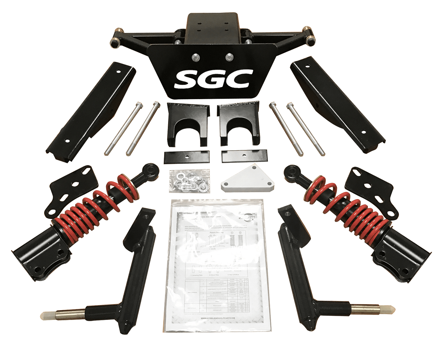 LKPR02 – SGC Lift Kit – 6″ Heavy Duty Built-In Coil-Over Shocks A-Arm for Club Car Precedent (2004-up)