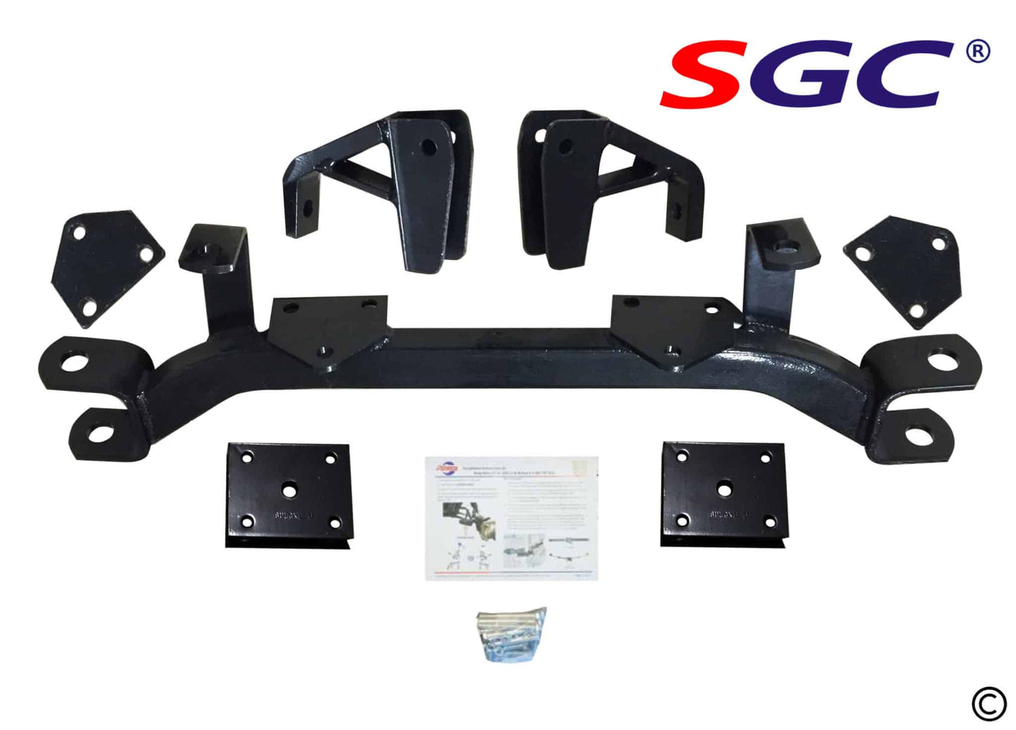 LKTX08 – SGC Lift kit – 4″ Drop Axle kit for EZGO TXT (1994-2001.5) Electric